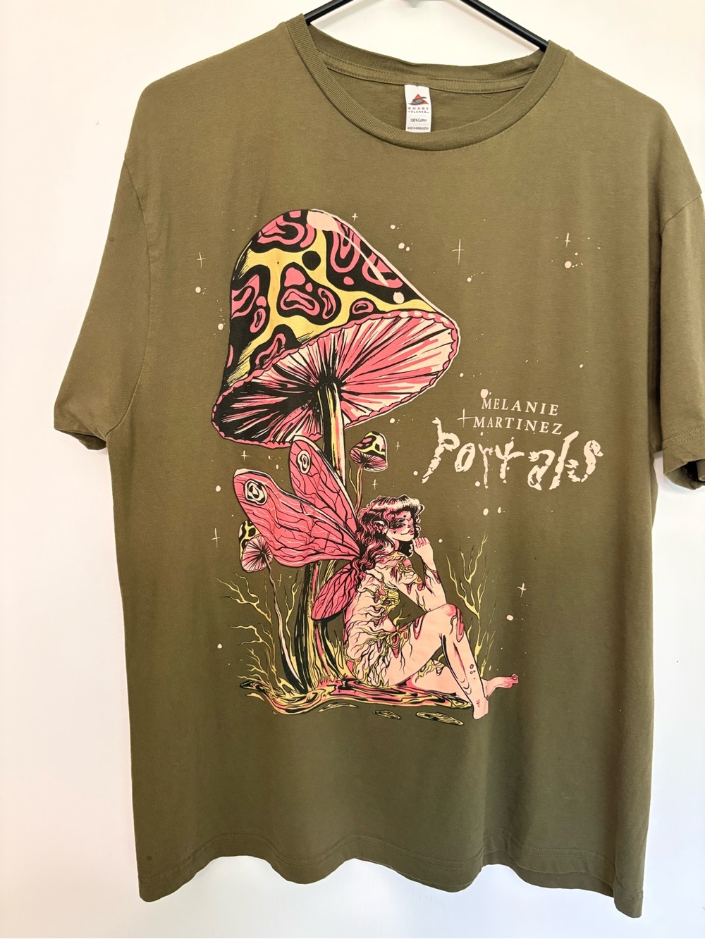 Melanie Martinez Portals Olive Green Graphic T Shirt Size Large Alt-pop Music